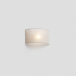 Luminosa Lighting Luminosa Otton Horizontal Round Linen Wall Lamp 2L - thumbnail 2