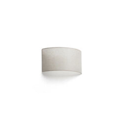 Luminosa Lighting Luminosa Otton Horizontal Round Linen Wall Lamp 2L - thumbnail 1