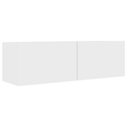 Berkfield Tv Cabinets 3 Pcs White Engineered Wood - thumbnail 4