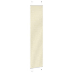 Berkfield Pleated Blind Cream 45X200 Cm Fabric Width 44.4 Cm Polyester - thumbnail 4