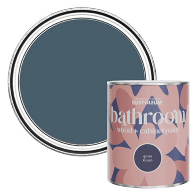Rust-Oleum Blueprint Gloss Bathroom Wood & Cabinet Paint 750Ml - image 1