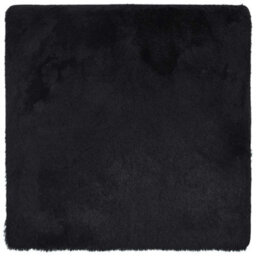 Vidaxl Shaggy Rug High Pile Navarra Black 120X120 Cm Polyester - thumbnail 2