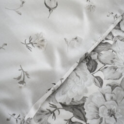 Catherine Lansfield Elinda Floral Reversible Duvet Cover Set With Pillowcases Grey - thumbnail 5