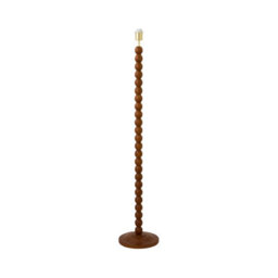 Valuelights Bobbin Walnut Wooden Bobble Floor Lamp Base - thumbnail 5