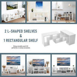 Tv Media Inches Combination Stand For Tvs Up 65 Free Entertainment - thumbnail 5