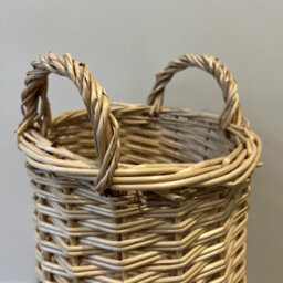 Selections Woven Willow Wicker Umbrella Stand And Walking Stick Basket Holder - thumbnail 3