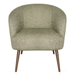 Sonara Mid Century Modern Accent Tub Chair Set Of 1   - thumbnail 1