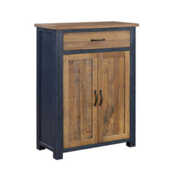 Baumhaus Splash Of Blue - Shoe Storage Cupboard With Drawer - thumbnail 4