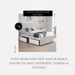 White Plush 5Ft King Size Bed With Matttress  2 Storage Drawers And 20 Inch Chesterfield Headboard - thumbnail 3
