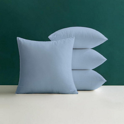 Crescent Waterproof 45X45Cm Sky Blue Garden Cushion, Shredded Foam Filled Outdoor Garden Throw Pillow Pack Of 4 - image 1