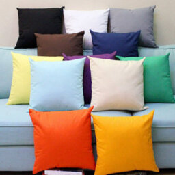 Crescent Waterproof 45X45Cm Sky Blue Garden Cushion, Shredded Foam Filled Outdoor Garden Throw Pillow Pack Of 4 - thumbnail 4