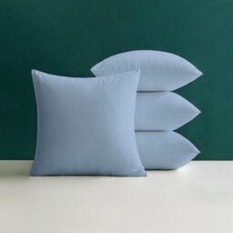 Crescent Waterproof 45X45Cm Sky Blue Garden Cushion, Shredded Foam Filled Outdoor Garden Throw Pillow Pack Of 4 - thumbnail 1