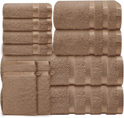Casabella Luxury Bath Towel Set- 10 Piece Towels - image 1