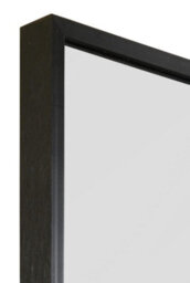 Mirroroutlet The Artus Black Aluminium Edged Wall Mirror 150Cm X 60Cm - thumbnail 4