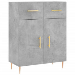Berkfield Highboard Concrete Grey 69.5X34X180 Cm Engineered Wood - thumbnail 7