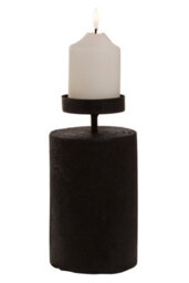 Orsina Large Candle Holder, Lightweight Candle Stick Holder, Carved Candle Stand Holder, Versatile Candle Base - thumbnail 2