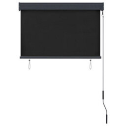Walplus Anthracite Outdoor Roller Blind 100X250 Cm - Patio Garden Terrace Shade - thumbnail 4