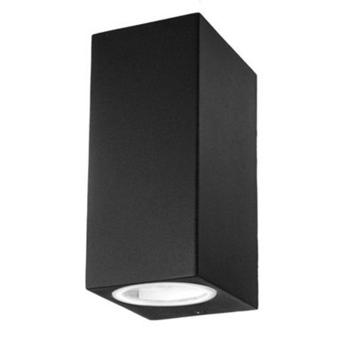 V-Tac 7511 Gu10 Up Down Wall Spotlight - Elegant Black Aluminium Outdoor Lighting