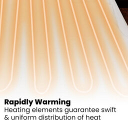 Schallen Premium Comfort Electric Heated Blanket, Remote Control With 3 Heat Settings In Cosy Polyester - Super King - thumbnail 6