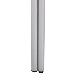 Beliani Console Table Lovell Tempered Glass Silver - thumbnail 6