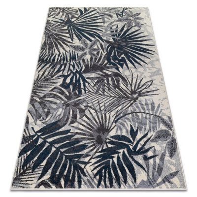RugsX Carpet Heos 78561 Cream / Blue Jungle 120X170 Cm - image 1