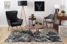 RugsX Carpet Heos 78561 Cream / Blue Jungle 120X170 Cm - thumbnail 4