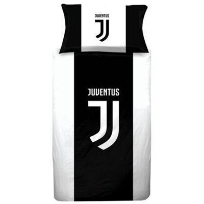 Juventus F.c. Duvet Cover Set Black/white (Single)