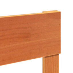 Berkfield Bed Frame Without Mattress Wax Brown 180X200 Cm Super King Solid Wood Pine - thumbnail 9
