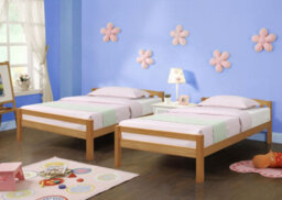 Comfy Living 3Ft Caramel Wooden Combination Bunk Bed - thumbnail 3