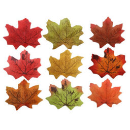 Best Artificial Loose Autumn Halloween Maple Leaves For Crafts Decoration - M7 - thumbnail 2