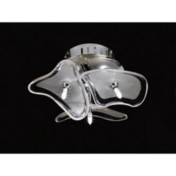 Luminosa Lighting Luminosa Otto Ceiling/wall 3 Light G4 Round, Polished Chrome, Not Led/cfl Compatible - thumbnail 2