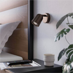 Loops Modern Design Dark Bronze Led Ceiling Spotlight For Any Room - Stylish Indoor Lighting - thumbnail 3
