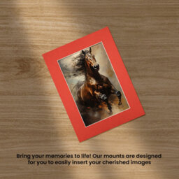 Ak Frames 24X18 Poppy Red Picture Mounts To Fit 18X12 Aperture Size - Mount Board Only (No Frame Included) - thumbnail 5