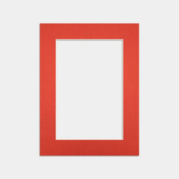 Ak Frames 24X18 Poppy Red Picture Mounts To Fit 18X12 Aperture Size - Mount Board Only (No Frame Included) - thumbnail 1