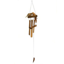 Serenityy Coconut Twin Birds Windchimes 1M - Handmade Indonesian Bamboo And Coconut Garden Chime - thumbnail 3