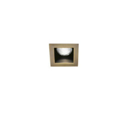 Ideal Lux Polka 1 Light Recessed Spotlight Bronze, Gu10 - thumbnail 1