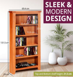 Hallowood Furniture Cotswold Cd/dvd Storage Unit - thumbnail 3