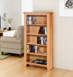 Hallowood Furniture Cotswold Cd/dvd Storage Unit