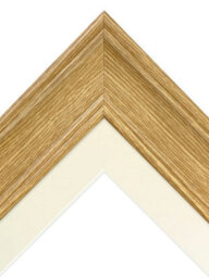 Frames By Post Scandi Oak Frame With Ivory Mount For Image Size A5 - thumbnail 5