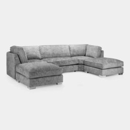 Sofa Scene Alaska Grey Premium Bishop U Shape Sofa Suite Set - thumbnail 2