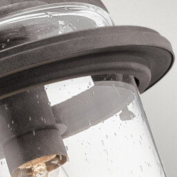 Luminosa Lighting Elstead Kichler Andover Outdoor 1 Light Wall Lantern Weathered Zinc Ip44 - thumbnail 4