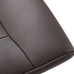 Homcom Pu Leather 2 Pcs Reclining Armchair W/ Ottoman Swivel Brown - thumbnail 7