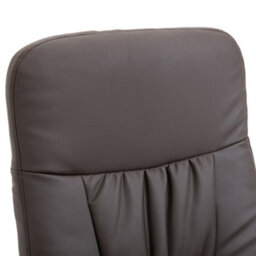 Homcom Pu Leather 2 Pcs Reclining Armchair W/ Ottoman Swivel Brown - thumbnail 8
