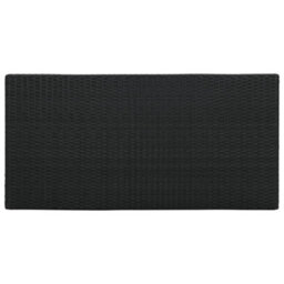 Walplus Bar Table With Storage Rack Black 120X60X110 Cm Poly Rattan - thumbnail 5