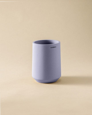 Cosmic Toothbrush Holder, Big Capacity, Durable, Polyresin Soft Touch, Lavander, Saona - image 1