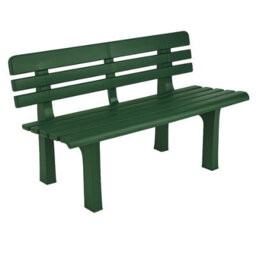 Urbn-Living Urbnliving 2 Seater Outdoor Garden Bench Plastic Weather Resistant Waterproof Furniture - thumbnail 1