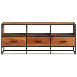 Berkfield Industrial Tv Cabinet 110X30X45 Cm Solid Acacia Wood - thumbnail 1