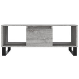 Berkfield Modern Coffee Table Grey Sonoma 90X50X36.5 Cm Engineered Wood - thumbnail 5