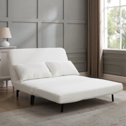 Home Detail Cornflower Double Sofa Bed, White Boucle - thumbnail 2