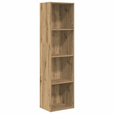 Berkfield Versatile Bookcase Artisian Oak 40X30X152 Cm Engineered Wood